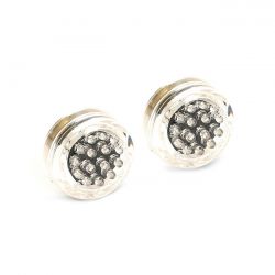 MCS Micro Disc, Led Turn Signals. Black. Clear Lens