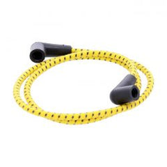 MCS Universal 40" Spark Plug Wire Set. Cotton Cloth Yellow/Black
