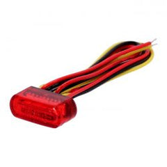 MCS Fastline Led Light, Taillight With Brake Light. Red Lens