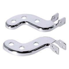 MCS Passenger Foot Peg Bracket Kit. Chrome