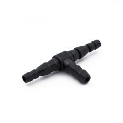 MCS Oil Hose Tee. 3-Way. Black