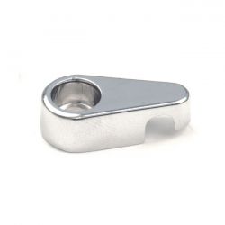 MCS Ignition Wire Clamp, 1/4". Chrome