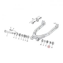 MCS Nut, Pivot Shaft Swingarm