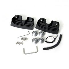 MCS Head Bolt Bridge Cover Set. Finned, Black