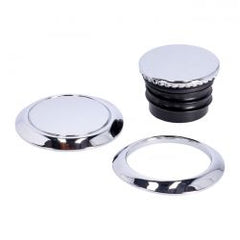 MCS Pop-Up Gas Cap, Left & Right Set. Chrome