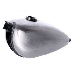 MCS Chopper Peanut Gas Tank, 2.0 Gallon. Single Gas Cap