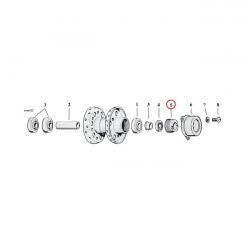 MCS Lock Nut, Wheel Bearing