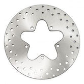 MCS Brake Rotor Drilled Rear, 11.5". Stainless