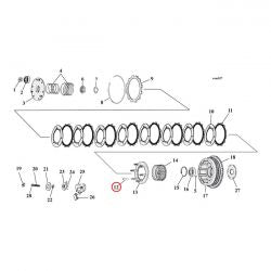 MCS Spacers Clutch Hub. -.450" Long