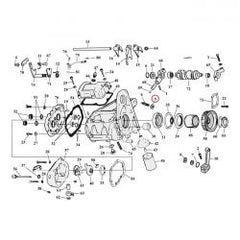MCS Jam Nut, Shift Arm Adjuster Screw