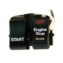 MCS Run/Off/Start, Handlebar Switch Set. Black