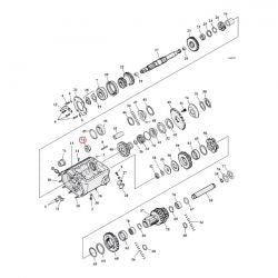 MCS Bushing, Countershaft. Starter/Clutch Side. +.005"