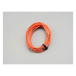 MCS Electrical Wire. 2 Meter 0.75Sq. Orange/White