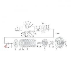 MCS Retaining Ring, Clutch Adjusting Screw