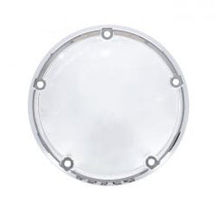 MCS Derby Cover, Smooth Domed. Chrome