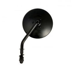 MCS 4" Round Custom Mirror, Left. Black