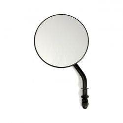 MCS 4" Round Custom Mirror, Left. Black
