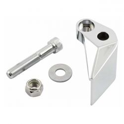 MCS 96-Up Right Side Mirror Adapter. Chrome