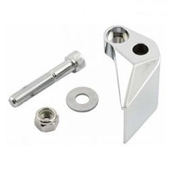 MCS 96-Up Right Side Mirror Adapter. Chrome