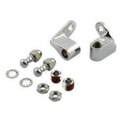 MCS Switch Housing Turn Signal Mount Kit. Chrome