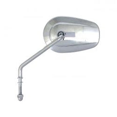 MCS Riptide Tapered Mirror Set, Long Stem. Chrome