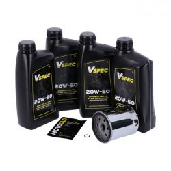 MCS Engine Oil Service Kit. 20W50 Synthetic