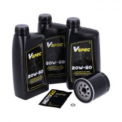 MCS Engine Oil Service Kit. 20W50 Synthetic