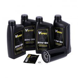 MCS Engine Oil Service Kit. 20W50 Synthetic
