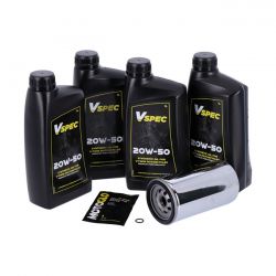 MCS Engine Oil Service Kit. 20W50 Synthetic