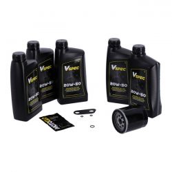 MCS Big Oil Service Kit. Full Synthetic. Black Filter