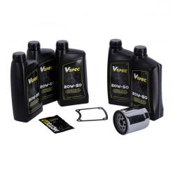 MCS Big Oil Service Kit. Full Synthetic. Chrome Filter