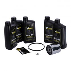 MCS Big Oil Service Kit. Full Synthetic. Chrome Filter