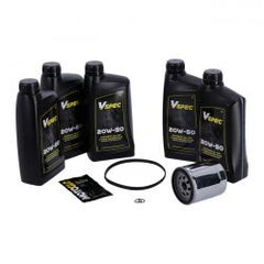 MCS Big Oil Service Kit. Full Synthetic. Chrome Filter