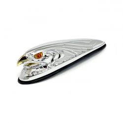 MCS Fender Ornament Eagle Head, Chrome Gold
