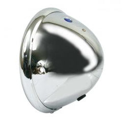 MCS Bates Style 5-3/4" Head Lamp, Shell Only. Chrome