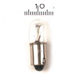 MCS Light Bulb Indicator 12V3Cp. Clear Glass