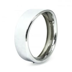MCS Recessed Trim Ring With Visor. 7" Headlamp. Chrome