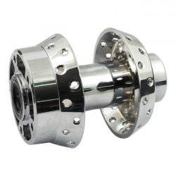 MCS Front Wheel Hub, Chrome