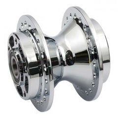 MCS Front Wheel Hub, Chrome