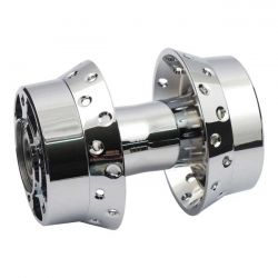 MCS Front Wheel Hub. Chrome