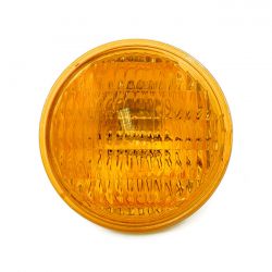 MCS 4-1/2" 35W 12V Sealed Beam Unit. Fluted Amber Lens