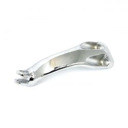 MCS XL Sportster Rider Foot Peg Bracket, Left. Chrome