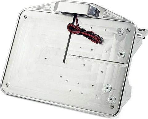 CPV, License plate bracket kit swing. Polished. EU