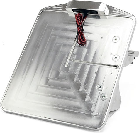 CPV, License plate bracket kit swing. Polished. Germany