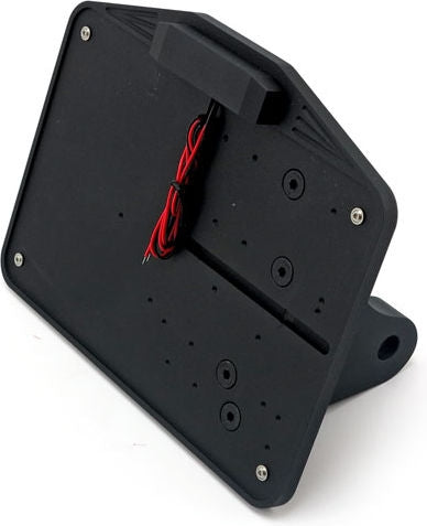CPV, Dyna shock mount license plate bracket kit EU. Black