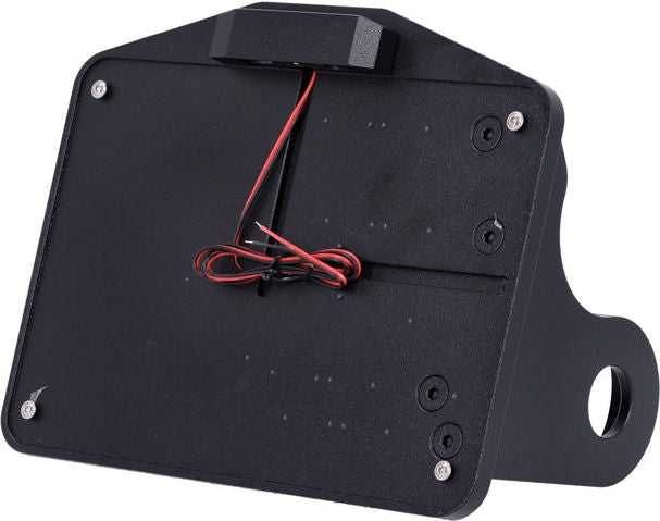 CPV, license plate bracket. Side mount, black