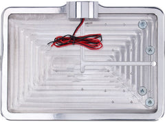 CPV, 'slide-in' license plate bracket. Side mount, polished