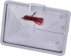 CPV, 'slide-in' license plate bracket. Side mount, polished