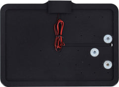 CPV, 'slide-in' license plate bracket. Side mount, black