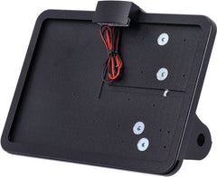 CPV, 'slide-in' license plate bracket. Side mount, black